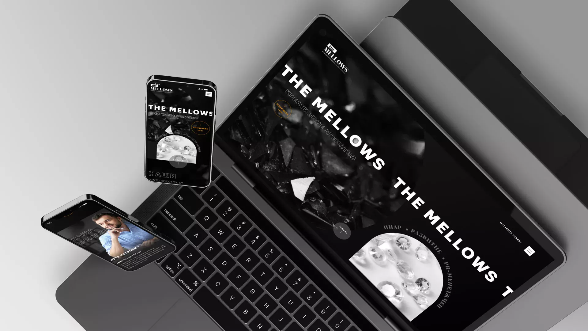Разработка сайта креативного агентства «The Mellows» в Жуковском